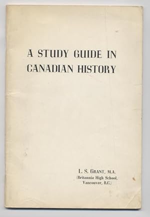 A Study Guide in Canadian History