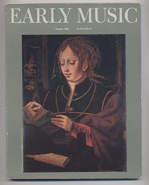 Early Music magazine, Volume 8, No. 4, October 1980