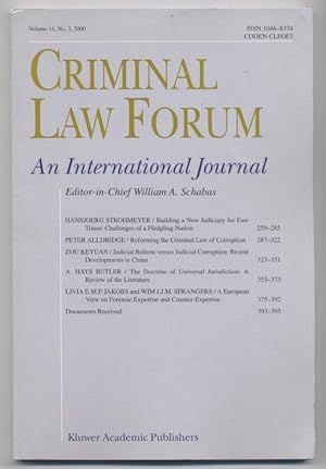 Criminal Law Forum, Volume 11, No. 3, 2000