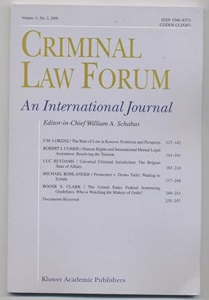 Criminal Law Forum, Volume 11, No. 2, 2000