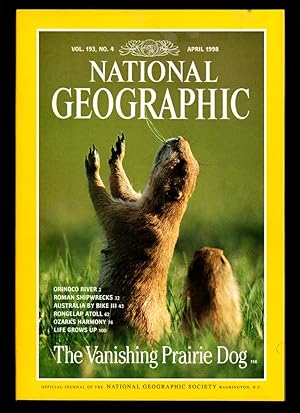 The National Geographic Magazine / April, 1998. The Orinoco; Roman Shipwrecks; Australia by Bike,...
