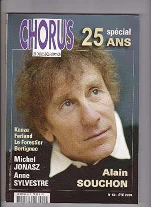 CHORUS - Les Cahiers De La Chanson - N.52- été 2005 - Spécial 25 Ans