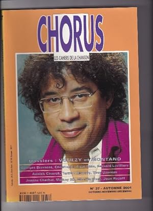 CHORUS - Les Cahiers De La Chanson - N.37 - Automne 2001- Spécial Voulzy & Montand