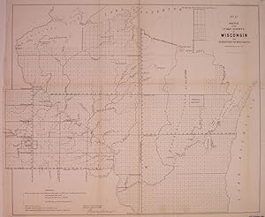 (No. 1) Sketch of the Public Surveys in Wisconsin and Territory of Minnesota