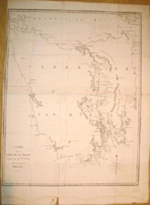 Carte de la Terre de Van Diemen dressee par G.W. Evans arpenteur general d'Hobart-Town 1822