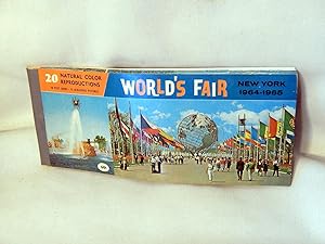 20 Natural Color Reproductions: World's Fair, New York 1964-1965 (10 post cards, 10 miniature pic...