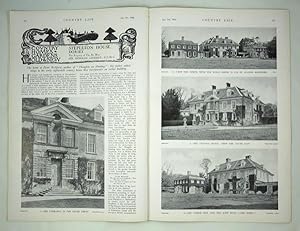 Original Issue of Country Life Magazine dated January 9th 1932 with a Main Article on Stepleton H...