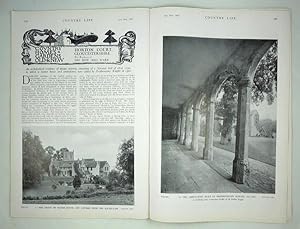 Original Issue of Country Life Magazine Dated January 30th 1932 with a Main Feature on Horton Cou...