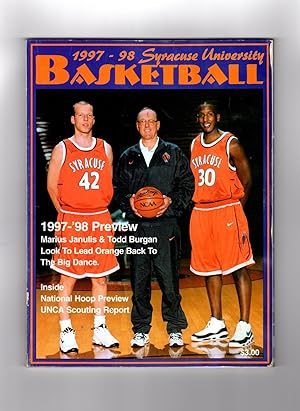 Syracuse University vs. UNC-Asheville Basketball Game Program and Season Preview, November 15, 1997