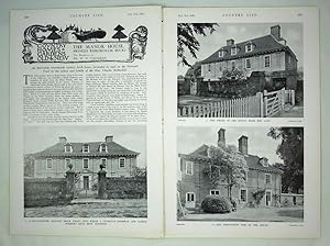Original Issue of Country Life Magazine Dated September 2nd 1933 with a Main Feature on The Manor...