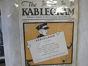 The Kablegram Volume X October, 1924, Number 10