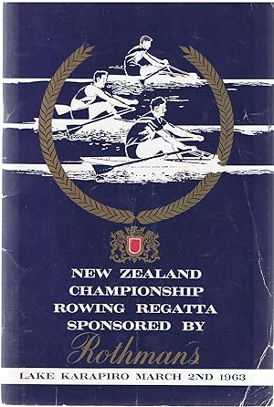 New Zealand Championship Rowing Regatta 1963. Lake Karapiro.