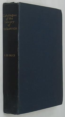 A Catalogue of Early English Books in the Library of John L. Clawson, Buffalo