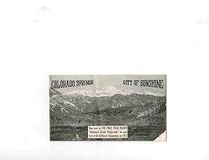 COLORADO SPRINGS CITY OF SUNSHINE