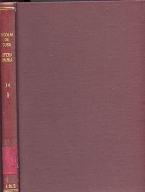 Nicolai de Cusa. De Concordantia Catholica. Libri Tres. Opera Omnia Volumen XIV