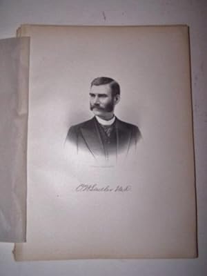 O. W. SADLER, M.D. [Steel Engraved Portrait]