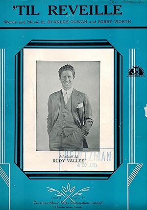 'Til ( Until ) Reveille - Vintage Sheet Music - Rudy Vallee Cover