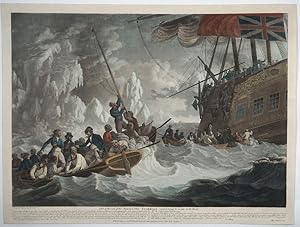 Part of the Crew of his Majesty's Ship Guardian Endeavouring to Escape in the Boats