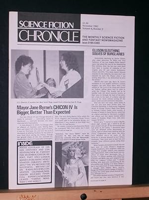 Science Fiction Chronicle November 1982 (Volume 4 #2)