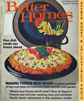 Better Homes And Gardens Magazine: September 1972 Vol. 50, No. 9 Issue