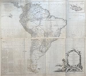 A Map of South America Containing Tierra-Firma, Guayana, New Granada, Amazonia, Brasil, Peru, Par...