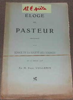 Éloge de Pasteur prononcé à la séance de la société des sciences du 17 janvier 1923.