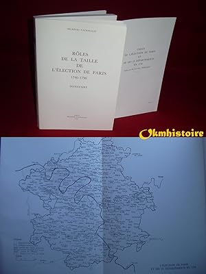 Rôles de la taille de l'élection de Paris. 1740-1790. Inventaire