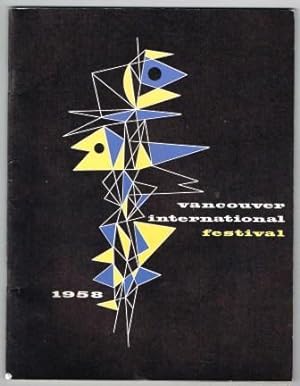 First Annual Vancouver International Festival 1958; Souvenir Program