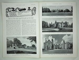 Original Issue of Country Life Magazine Dated July 31st 1937 with a Main Feature on Melford Hall ...
