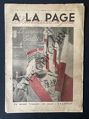 A LA PAGE-N°228-2 AOUT 1934