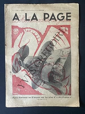A LA PAGE-N°222-21 JUIN 1934