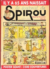 Le Journal De Spirou pour La Jeunesse . n° 3393 - 23 Avril 2003 : Il y a 65 Ans Naissait Spirou ;...