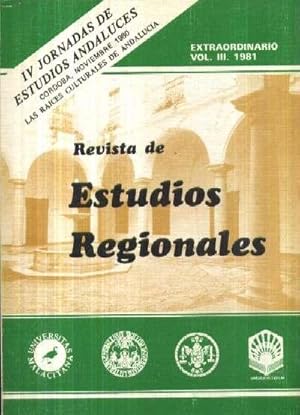 REVISTA DE ESTUDIOS REGIONALES NUM. EXTRAORDINARIO VOL III 1981