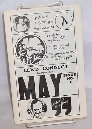 Lewd conduct: issue #6, May 1972