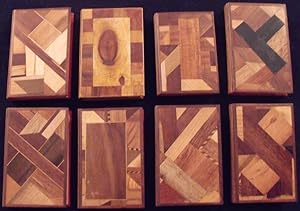 A Collection of Eight Wooden Bindings.