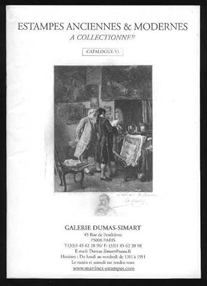 Estampes Anciennes & Modernes: A Collectionner (Catalogue VI)