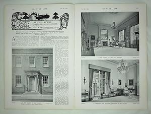 Original Issue of Country Life Magazine Dated December 8th 1934, with a Main Feature on Avenue Ho...