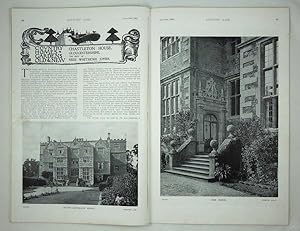 Original Issue of Country Life Magazine Dated July 19th 1902, with a Main Feature on Chastleton H...