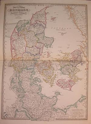 Map of the Kingdom of Denmark including the Dutchies of Holstein & Lauenburg