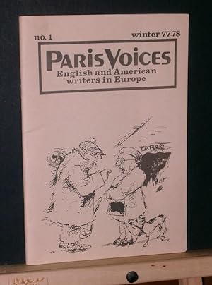 Paris Voices #1 English and American writers in Europe