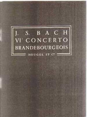 VI° concerto brandebourgeois