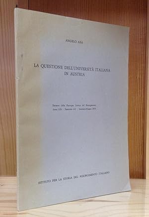 La Questione dell'Università italiana in Austria