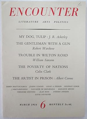 Encounter. Literature, Arts, Politics. March 1954. Vol. II No. 3