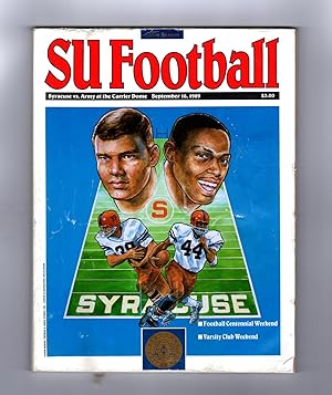 Syracuse University vs Army Football Game Program, September 16, 1989