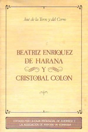 BEATRIZ ENRIQUEZ DE HARANA Y CRISTOBAL COLON