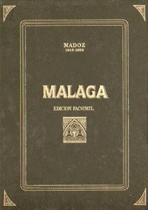 MALAGA. DICCIONARIO GEOGRAFICO-ESTADISTICO-HISTORICO DE ESPAÑA