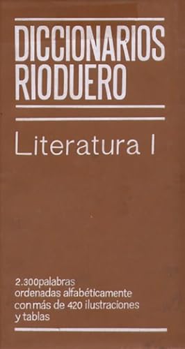 DICCIONARIOS RIODUERO. LITERATURA 2 TOMOS