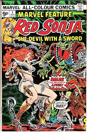 RED SONJA: Volume 1, No 3. March 1976 (Comic)