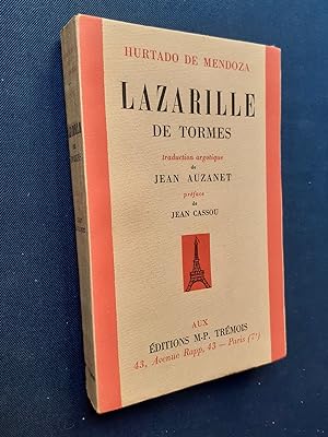 Aventures de Lazarille de Tormès écrites par lui-même -