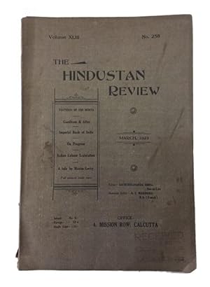 Hindustan Review. 28 issues dated between 1921 and 1929.; Includes: Vol. XLIII, Nos. 258-261; Vol...
